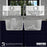 Quartz Composite White Kitchen Sink Matte 9