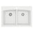 Quartz Composite White Kitchen Sink Matte 1