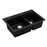 Quartz Composite Black Kitchen Sink Matte 2