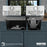 Quartz Composite Black Kitchen Sink Matte 8
