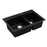 Quartz Composite Black Kitchen Sink Matte 2