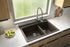 Quartz Composite Brown Kitchen Sink Matte 4