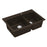 Quartz Composite Brown Kitchen Sink Matte 2