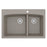 Quartz Composite Concrete Kitchen Sink Matte 1