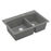 Quartz Composite Grey Kitchen Sink Matte 2