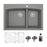 Quartz Composite Grey Kitchen Sink Matte 1