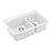 Quartz Composite White Kitchen Sink Matte 2