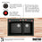 Quartz Composite White Kitchen Sink Matte 3