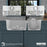Quartz Composite White Kitchen Sink Matte 8