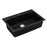 Quartz Composite Black Kitchen Sink Matte 2