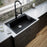 Quartz Composite Black Kitchen Sink Matte 5