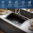 Quartz Composite Black Kitchen Sink Matte 6