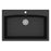 Quartz Composite Black Kitchen Sink Matte 1