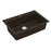 Quartz Composite Brown Kitchen Sink Matte 2