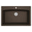 Quartz Composite Brown Kitchen Sink Matte 1