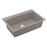 Quartz Composite Concrete Kitchen Sink Matte 2