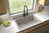 Quartz Composite Concrete Kitchen Sink Matte 4