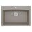 Quartz Composite Concrete Kitchen Sink Matte 1
