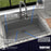 Quartz Composite Grey Kitchen Sink Matte 6
