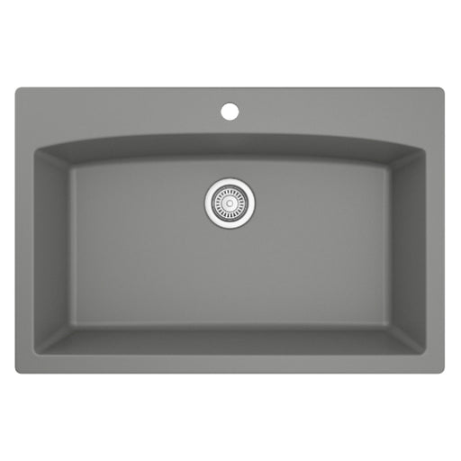 Quartz Composite Grey Kitchen Sink Matte 1