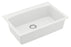 Quartz Composite White Kitchen Sink Matte 2