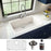 Quartz Composite White Kitchen Sink Matte 4