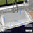 Quartz Composite White Kitchen Sink Matte 6