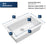 Quartz Composite White Kitchen Sink Matte 3