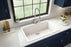 Quartz Composite White Kitchen Sink Matte 6