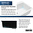 Quartz Composite White Kitchen Sink Matte 9