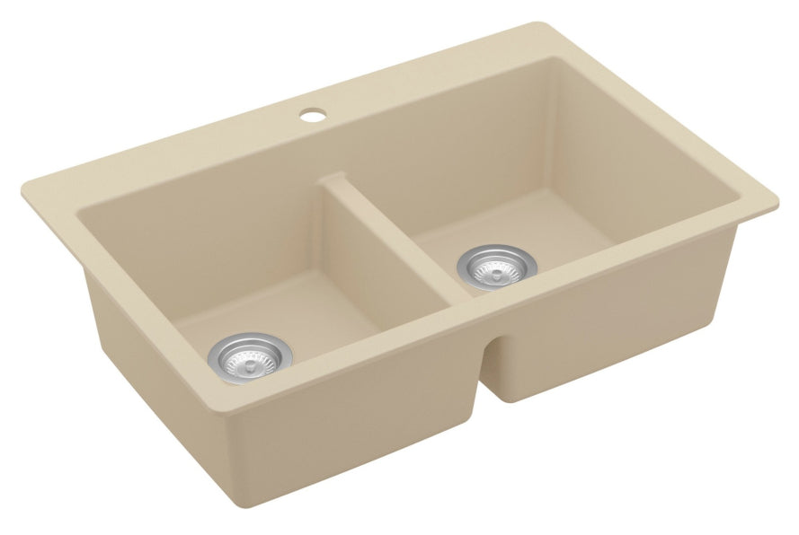 Quartz Composite Bisque Kitchen Sink Matte 2