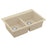 Quartz Composite Bisque Kitchen Sink Matte 2