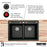 Quartz Composite Bisque Kitchen Sink Matte 3