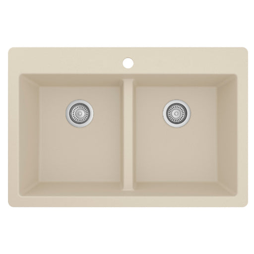 Quartz Composite Bisque Kitchen Sink Matte 1