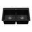 Quartz Composite Black Kitchen Sink Matte 2