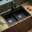 Quartz Composite Black Kitchen Sink Matte 7