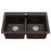 Quartz Composite Brown Kitchen Sink Matte 2
