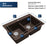Quartz Composite Brown Kitchen Sink Matte 3