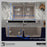 Quartz Composite Concrete Kitchen Sink Matte 7