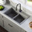 Quartz Composite Grey Kitchen Sink Matte 4