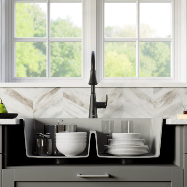 Quartz Composite Grey Kitchen Sink Matte 6