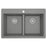 Quartz Composite Grey Kitchen Sink Matte 1