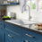 Quartz Composite White Kitchen Sink Matte 6
