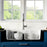 Quartz Composite White Kitchen Sink Matte 7