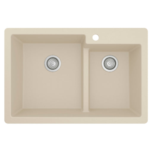 Quartz Composite Bisque Kitchen Sink Matte 1