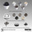 Quartz Composite Black Kitchen Sink Matte 10