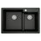Quartz Composite Black Kitchen Sink Matte 1