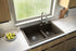 Quartz Composite Brown Kitchen Sink Matte 4