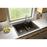 Quartz Composite Brown Kitchen Sink Matte 4