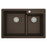 Quartz Composite Brown Kitchen Sink Matte 1